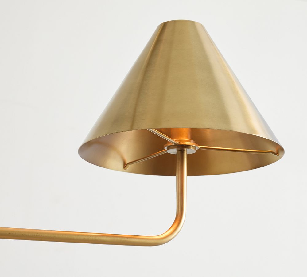 Monroe Mobile Tumbled Brass Shade, Set of 2 (10&quot;)