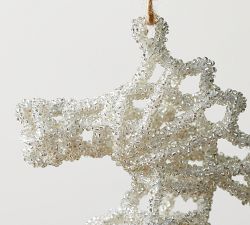 Glitter Seahorse Ornament