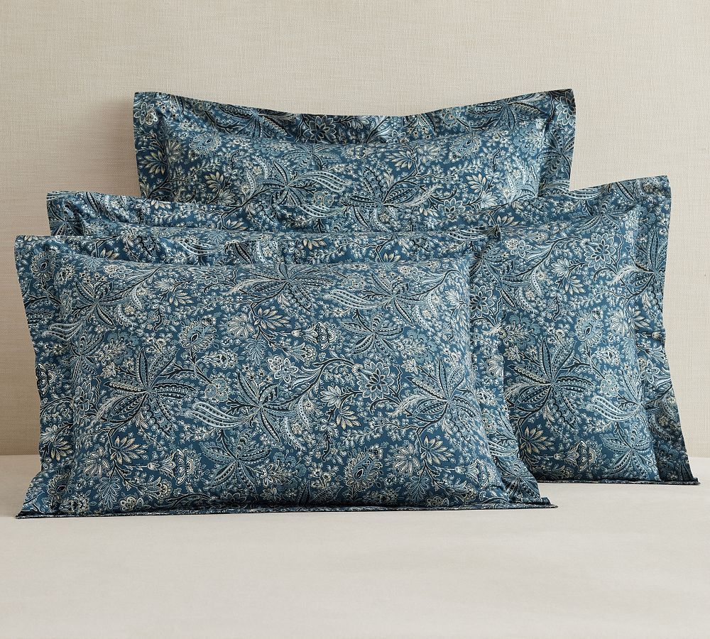 Merrit Paisley Organic Percale Sham
