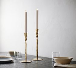 Premium Flickering Flameless Wax Taper Candle