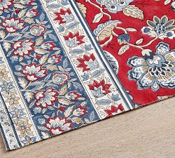 Scarlett Block Print Cotton Placemats - Set of 4