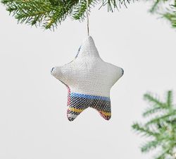Stewart Plaid Star Ornament