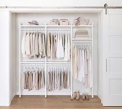 Essential&#160;Reach-In&#160;Closet by Hold Everything, 7' Complete Hanging System&#8203;