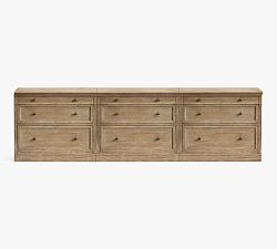 Livingston Media Console with File Cabinets (105&quot;)