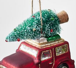 Mercury Car with Tree Ornament