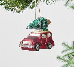 Mercury Car with Tree Ornament