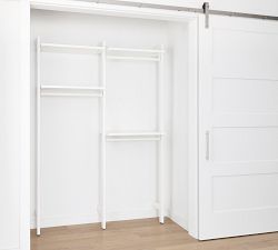Essential&#160;Reach-In&#160;Closet by Hold Everything, 5' Complete Hanging System&#8203;