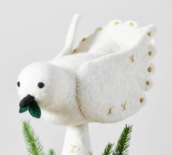Felt Dove Tree Topper