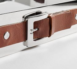 Leather Belt Buckle Tray