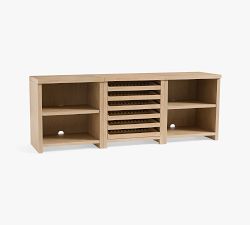 Modern Farmhouse Shelf with Wine Storage (102&quot;)