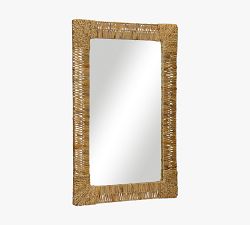 Cameron Jute Rectangular Mirror - 40&quot;W x 55&quot;H