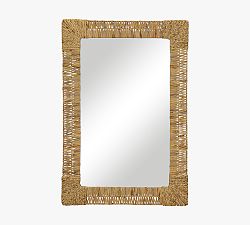Cameron Jute Rectangular Mirror - 40&quot;W x 55&quot;H