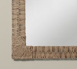 Cameron Jute Rectangular Mirror - 40&quot;W x 55&quot;H