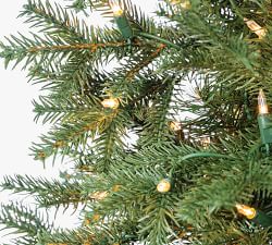 Lit Narrow Jackson Pine Faux Christmas Trees&#8203;
