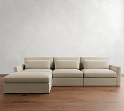 Westwood Fin Arm Deep Seat Modular Chaise Sectional (142&quot;)