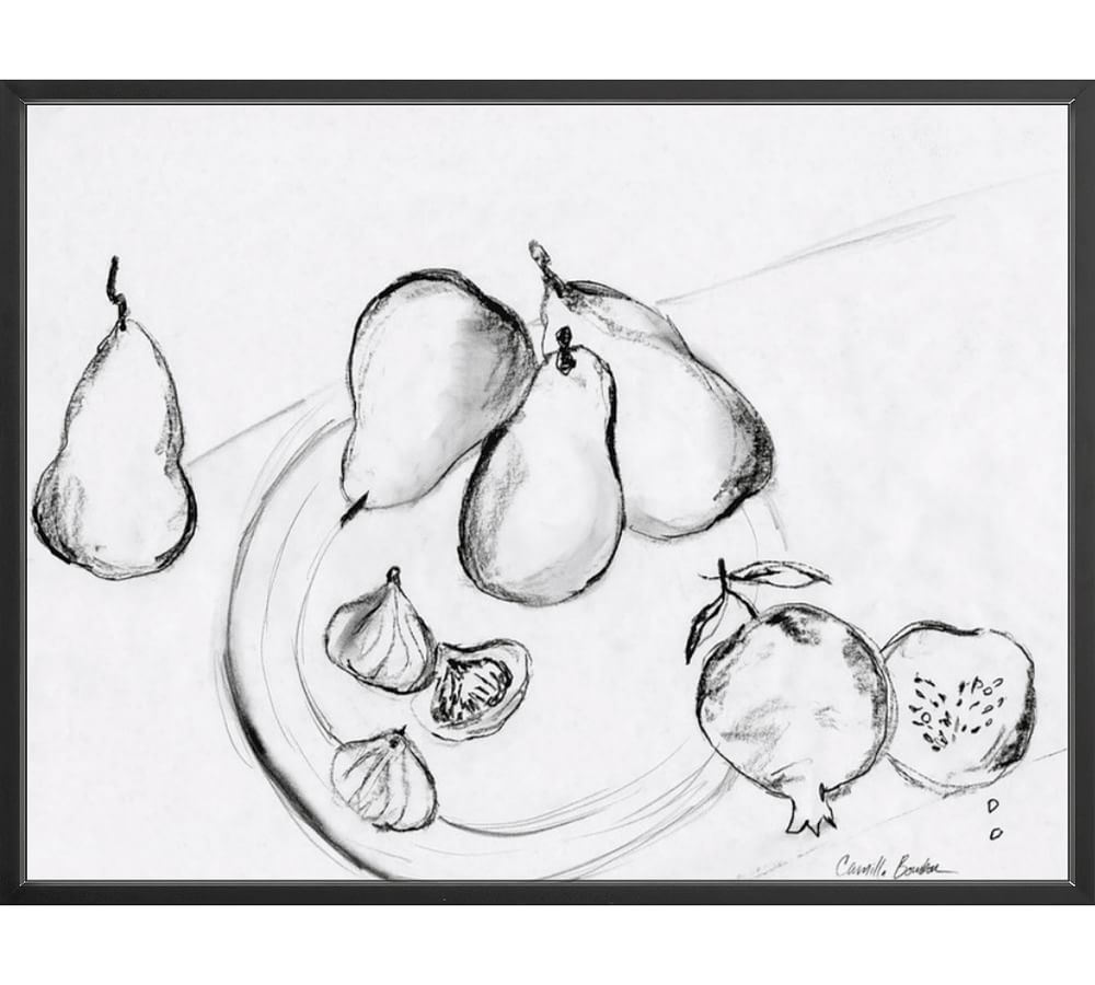 Custom Framed Print - Fruit Plate by The Artists Studio