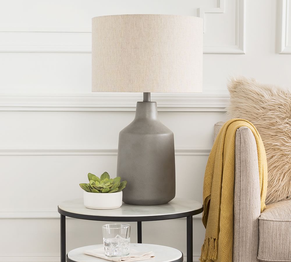 Open Box: Brydges Concrete Table Lamp