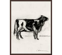 Custom Framed Print - Cow by The Artists Studio