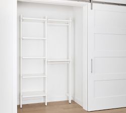 Essential Reach-In Closet by Hold Everything, 4' Hanging System with Shelves&#8203;