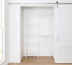 Essential Reach-In Closet by Hold Everything, 4' Hanging System with Shelves&#8203;