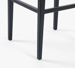 Lisbon Upholstered Cane Narrow Stool