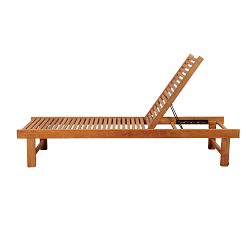 Neo Teak Outdoor Single Chaise Lounge