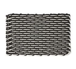 The Rope Co. Coastal Oyster Two-Tone Handwoven Doormat