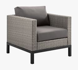 Portland All-Weather Wicker Rectangle Seating Set