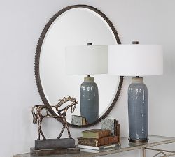 Columbia Iron Round Mirror 40&quot;