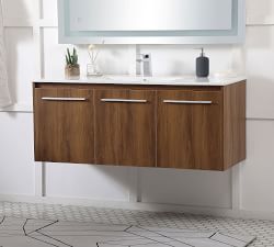 Luc 40-48&quot; Single Sink Floating Vanity with Doors