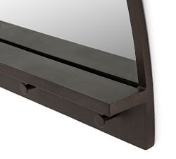 Maxwell Entryway Mirror with Hooks