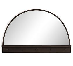 Maxwell Entryway Mirror with Hooks