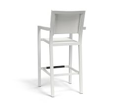 Puglia Metal Sling Outdoor Barstool