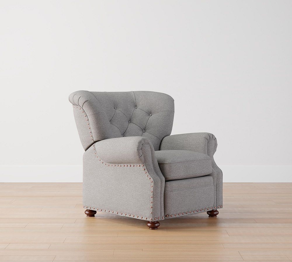 Open Box: Lansing Tufted Recliner with Nailheads