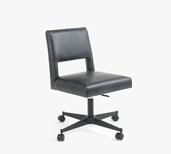 Belfast Leather Swivel Desk Chair