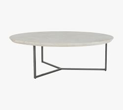 Ceila Round Marble Coffee Table (48&quot;)