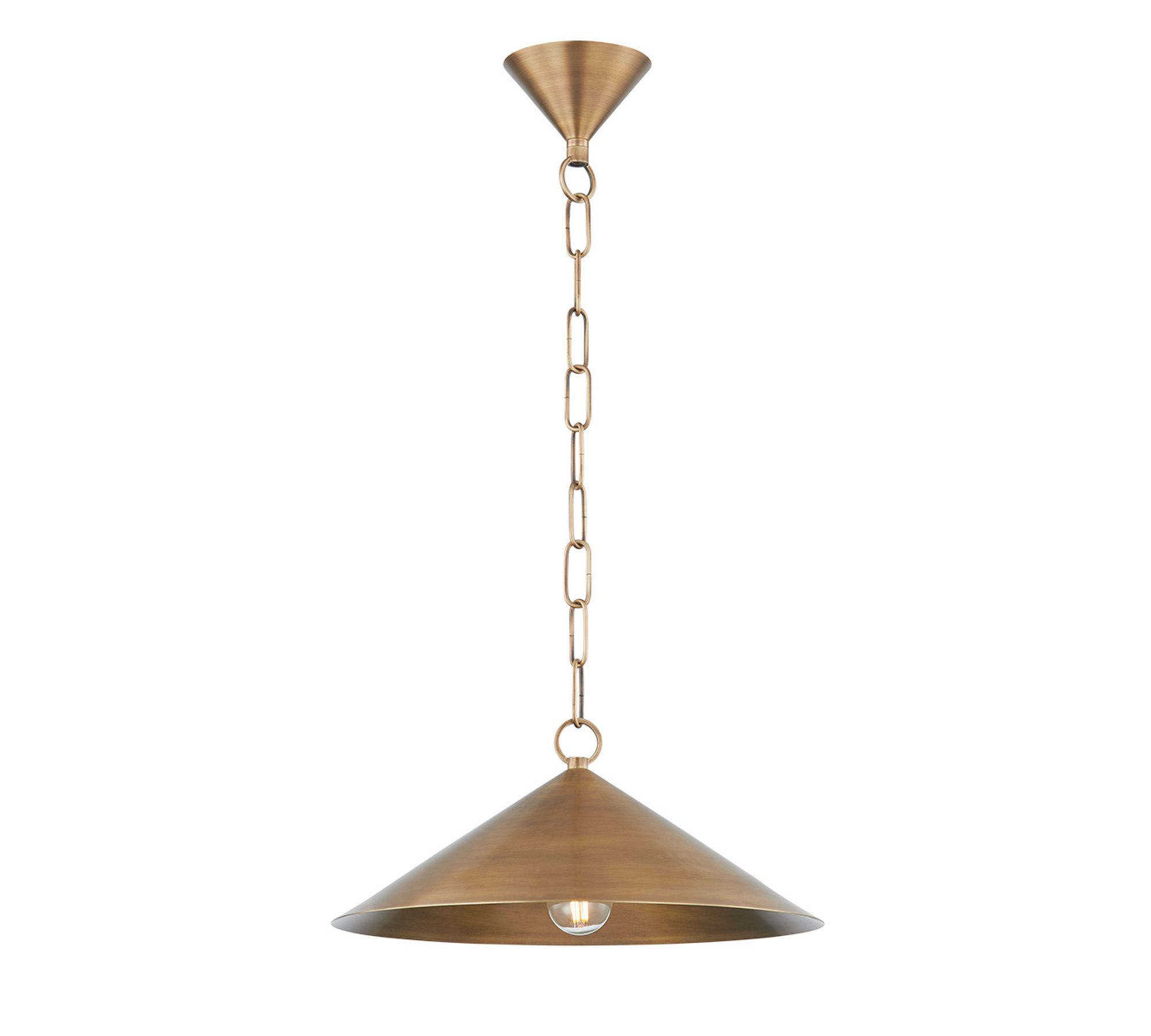 Pottery Barn Freya Tapered Metal Kitchen Pendant
