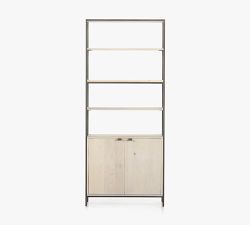 Graham Open Bookcase with Doors (35&quot;)