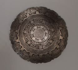 Isabella Antiqued Disc Wall Art