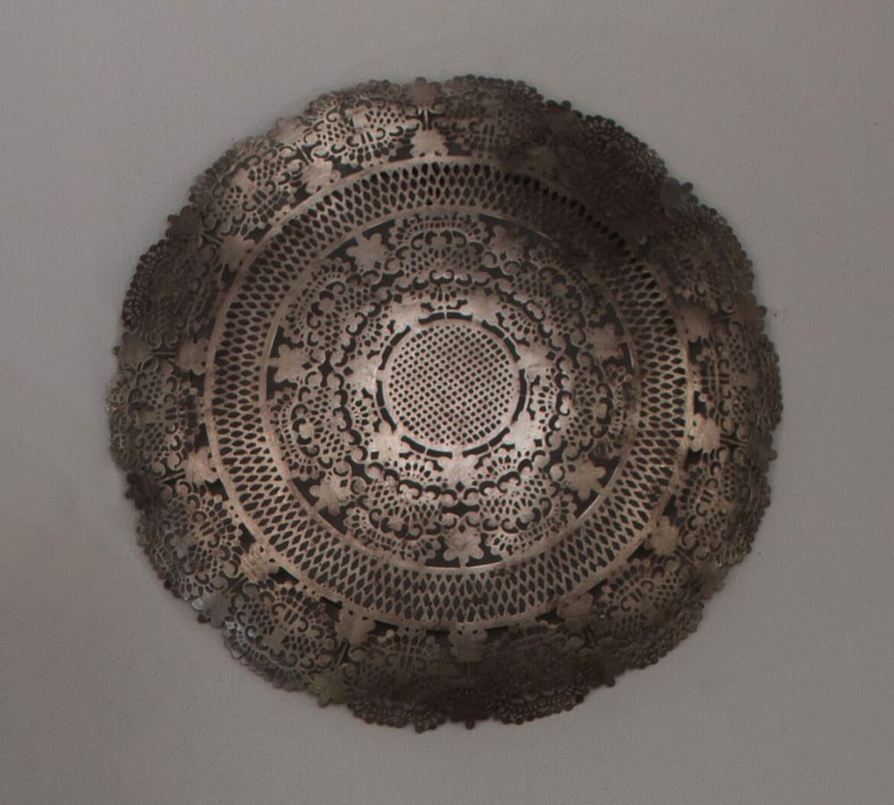 Isabella Antiqued Disc Wall Art
