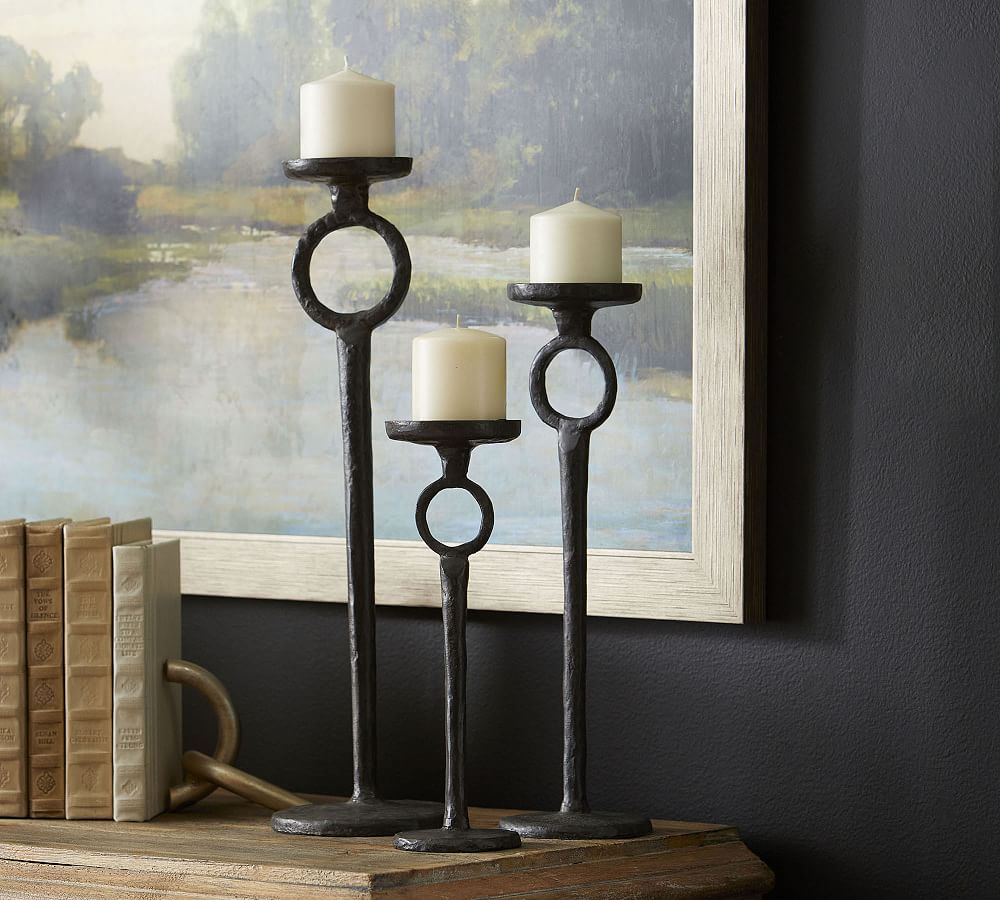 Milton Iron Candle Holder