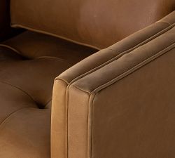 Phoebe Leather Swivel Chair