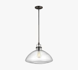 Charlotte Hand-Blown Glass Pendant (16&quot;)