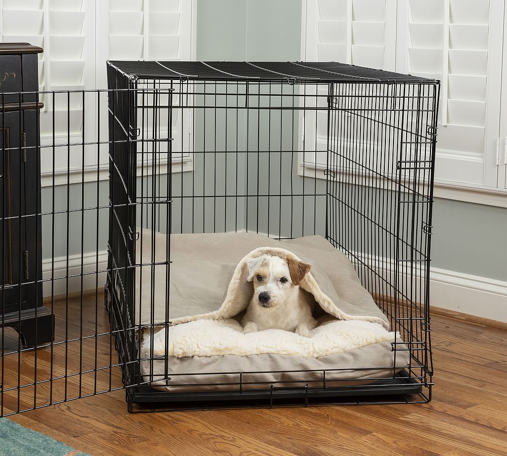 Luxury Microsuede Pet Crate Bed