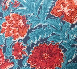 Della Floral Reversible Printed Outdoor Pillow