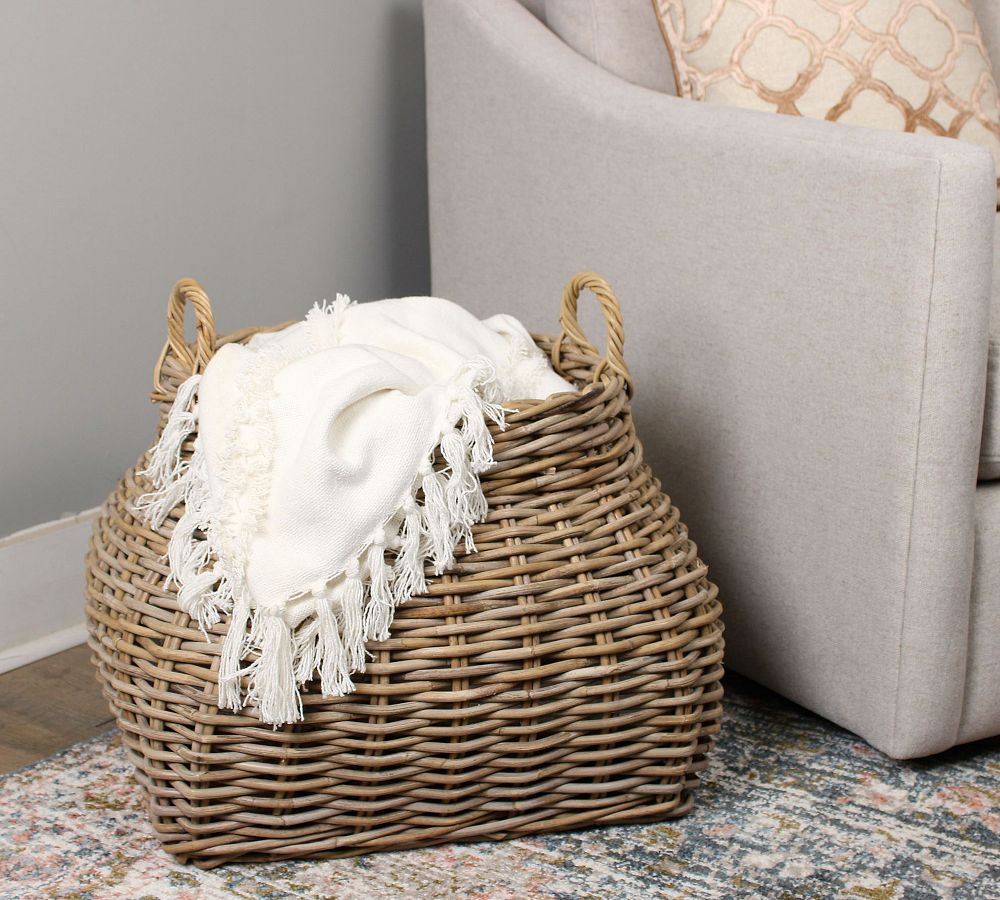Portland Handwoven Rattan Basket
