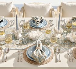 Brooke Block Print Cotton Table Runner