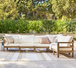 Clemente Woven Striped Outdoor Pillow