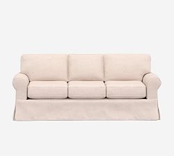 Buchanan Roll Arm Slipcovered Sleeper Sofa (87&quot;)