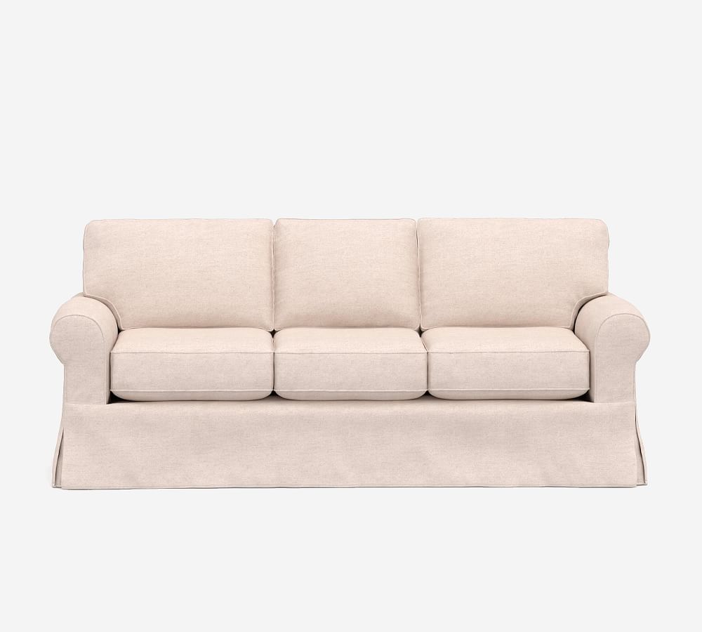 Buchanan Roll Arm Slipcovered Sleeper Sofa (87&quot;)